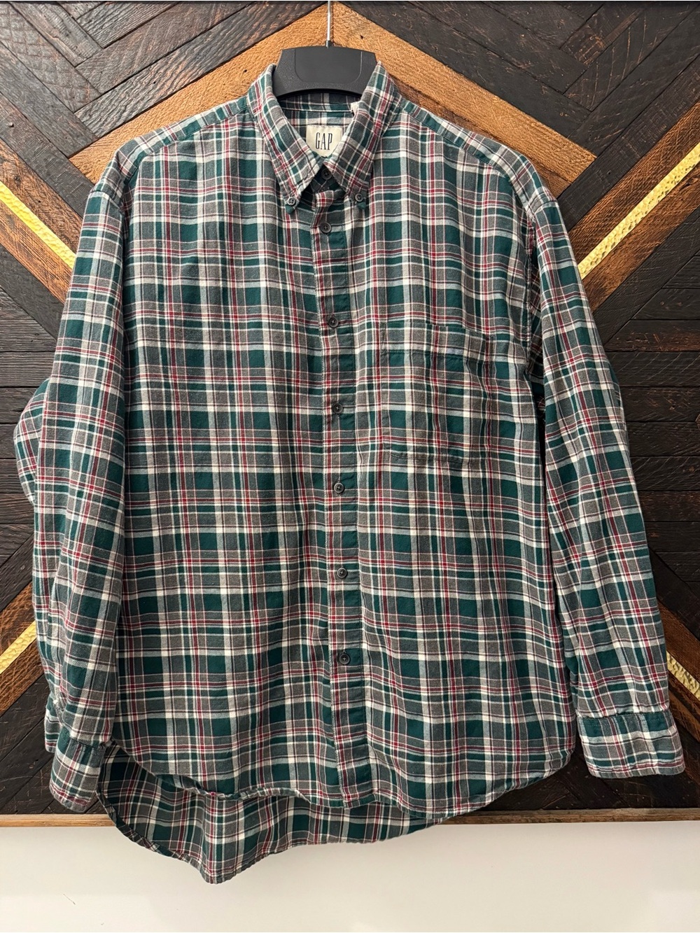 Vintage GAP Plaid Flannel Button Down Shirt